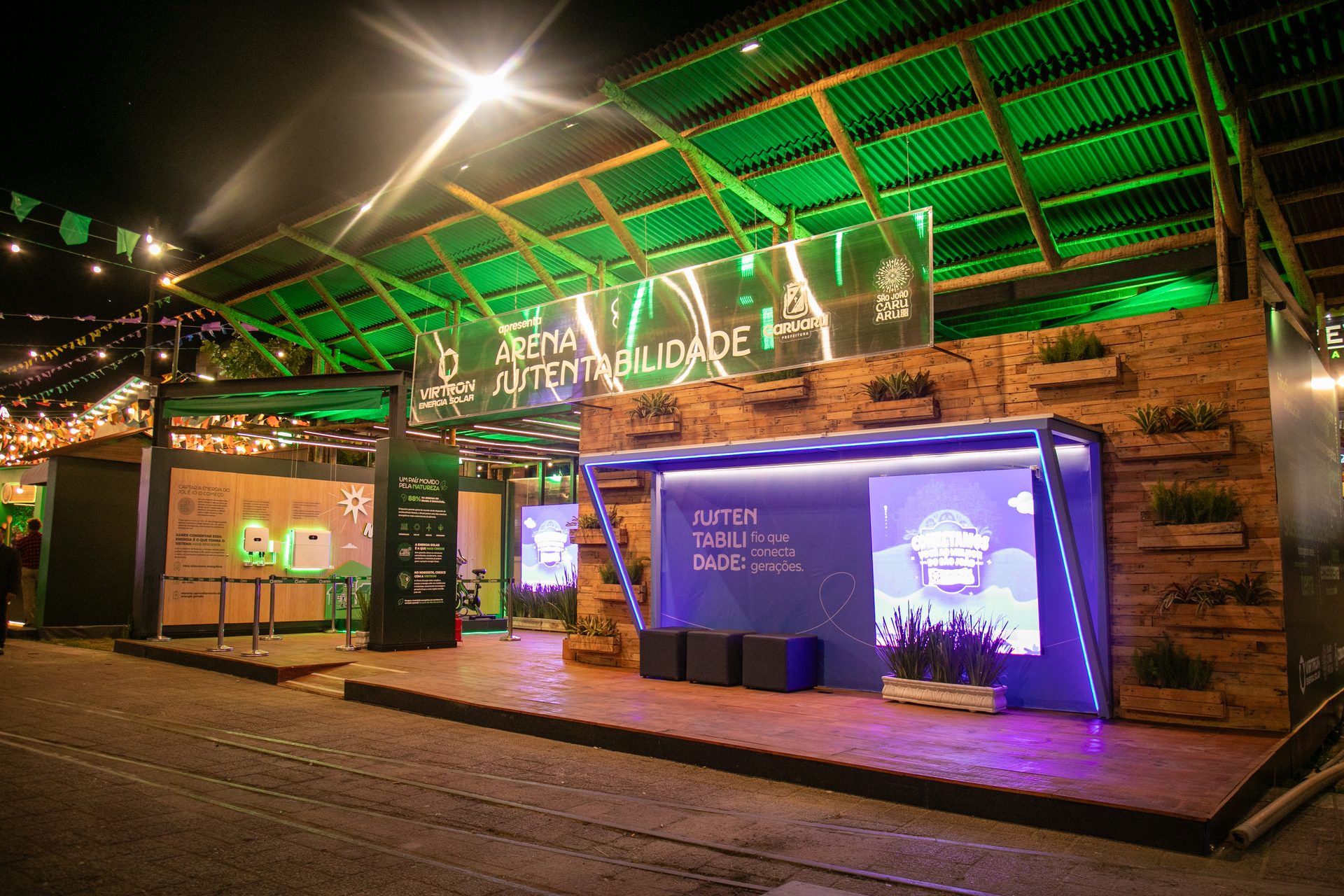 Atendimento Virtron na Arena da Sustentabilidade
