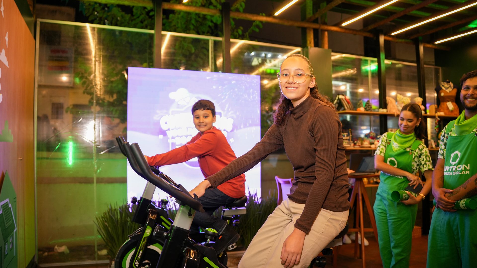 Visitantes na Arena Virtron Energia que move o Nordeste